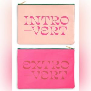 ban.do Introvert Extrovert clutch (8”x11.5”)